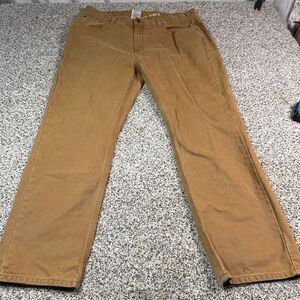 Carhartt Men's Relaxed Fit Cargo Pants Brown Size 38x30 Workwear
